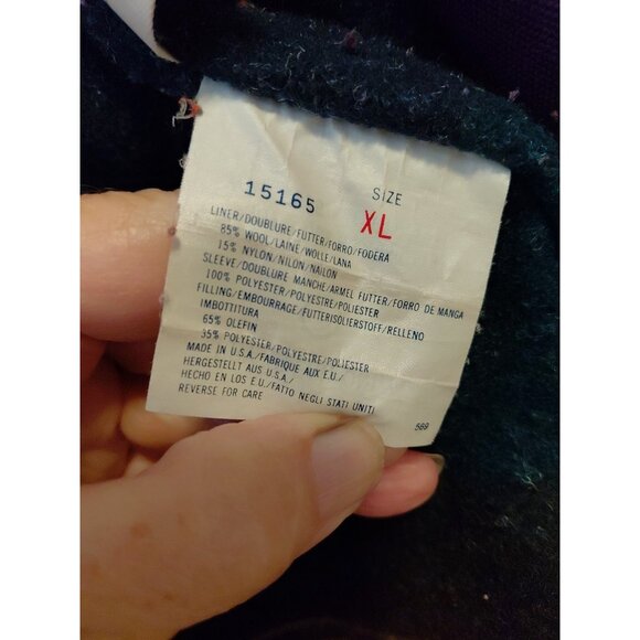 Woolrich Womens Navajo Field Coat Barn Wool Work Chore Ranch Rare XL Vintage - Picture 13 of 15